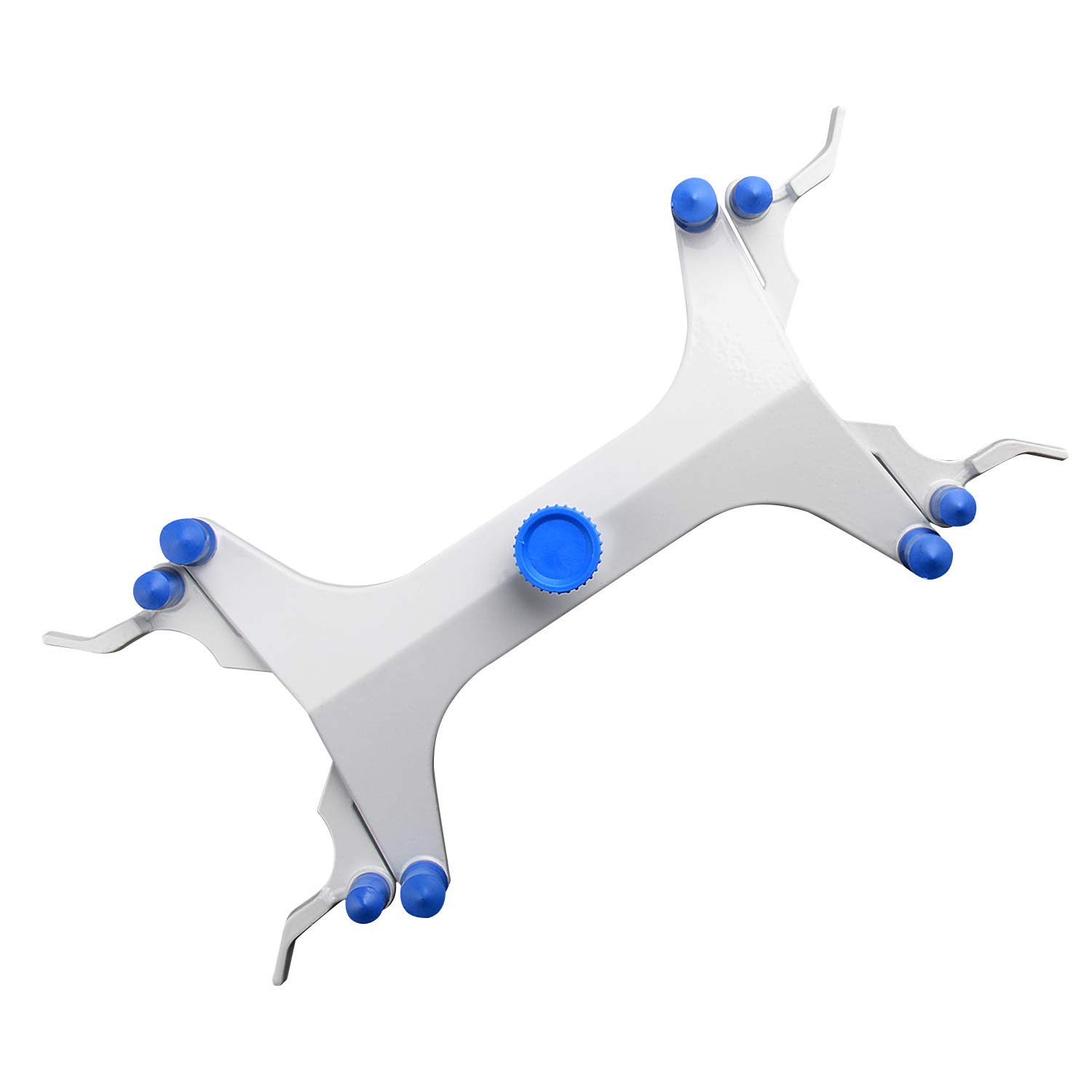 stonylab Aluminum Double Burette Clamp, Adjustable Butterfly Style Spring Loaded Laboratory Accessory
