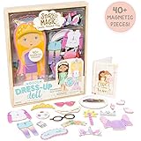 Story Magic Wooden Dress Up Dolls Pretend Play Set by Horizon Group USA