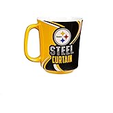 Team Sports America Pittsburgh Steelers, 14oz Ceramic with Matching Box