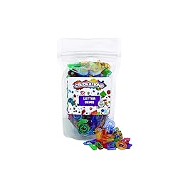 Colorations Translucent Multi-Color Uppercase