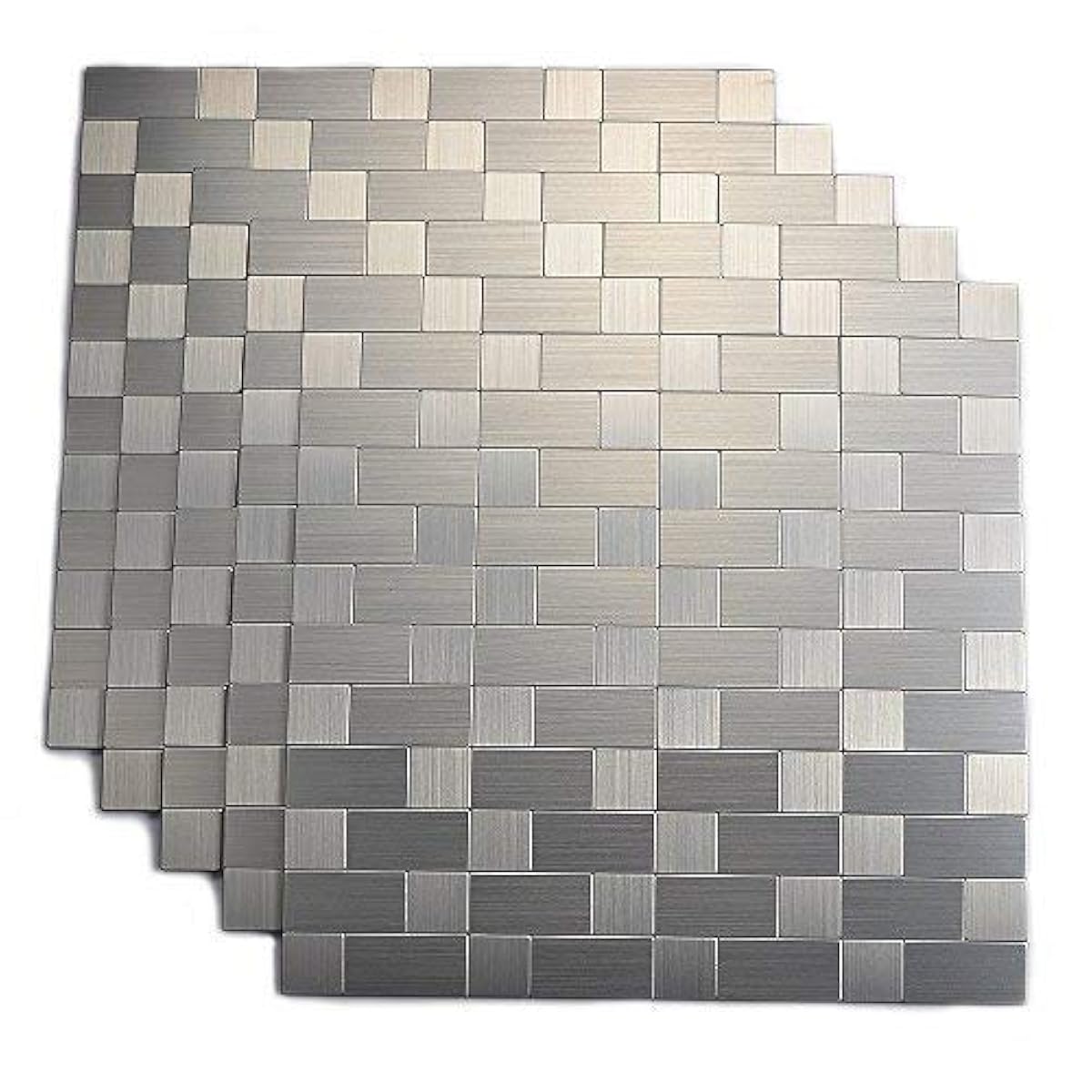 Peel and Stick Tile Backsplashes Stainless Steel Stick on Wall For