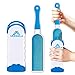 Pet Hair Remover Brush - Fur & Lint Removal Brush with Self-Cleaning Base - Double-Sided Dog & Cat Hair Remover for Furniture, Couch, Carpet, Clothing