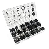 SINOCMP 125pcs 18 Sizes O-ring Assortment For Car Vehicle Auto Repair