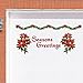 Elegant Poinsettias Christmas Garage Door Magnets