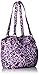 Vera Bradley Women's Cotton Glenna Satchel Purse, Lilac Paisley, One Size