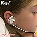 Cartoon Earphones 3D Cute Animal Unicorn Earbuds with Different Earcap Cartoon Unicorn & Wired 3.5mm for Apple Samsung HTC Android Smartphones Tablets