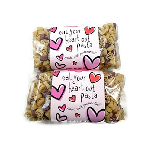 Eat Your Heart Out Heart Shaped Pasta 2 Packages Eat Your Heart Out Heart Shaped Pasta 2 Packages