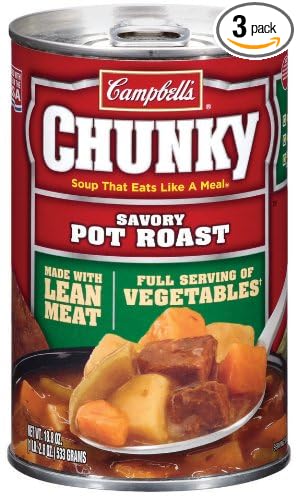 Campbell's soup chnky sav pot roast 18.8oz (051000142924)