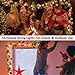 10Ft 30 LED Prelit Christmas Garland with Lights Timer, Garlands for Decoration Christmas Battery Operated Pine Cones Red Berries Lighted Garland for Mantle Home Indoor Xmas Decor, Warm White