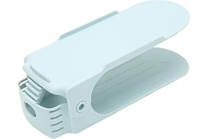 FILFEEL Shoe Slots Organizer, Shoe Rack 3 Heights Adjustable Shoe Stacker Space Saver, Double Layer Shoe Sandals Storage Shoe