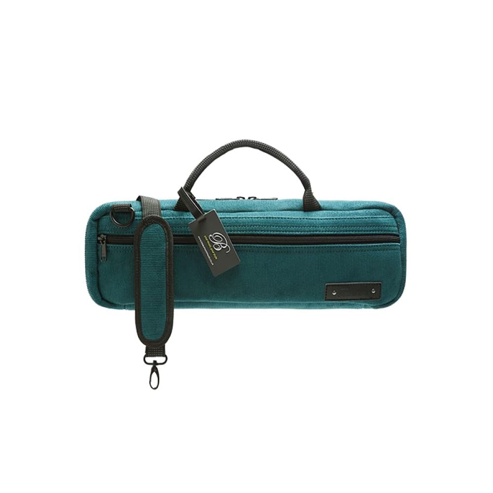 Beaumont C-Foot Flute Bag Case Cover Teal Corduroy