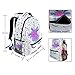 ZOEO Unicorn Backpack for Girls Backpacks Cream Pink Unicorn Magic 3th 4th 5th Grade School Bags Bookbags for Teen Kids Travel Laptop Daypack Bag Purse