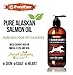 Pure Wild Alaskan Salmon & Pollock Oil for Dogs & Cats Skin and Coat - Fish Oil Liquid with Pump - Supports Joint Function & Heart Health - Omega 3 Liquid Food Supplement - All Natural EPA + DHA - 8oz
