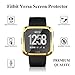 Fitbit Versa Protector Case Cover, Full Frame Screen Protector Soft Slim TPU Shell Case Flexible Anti-Scratch Bumper Cover for Fitbit Versa Fitness Smart Watch, Women & Men