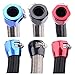 5/8 Rubber Hose Connector With Pipe Clamps - 10an Finisher With Screw Band for Fuel Line, 4Pcs/Pack Black Clamps, Great for Fuel/Oil/Diesel/Gas/Air and Water Pipe