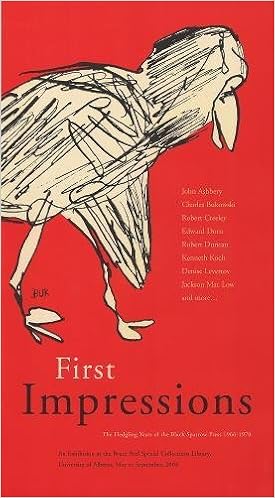 First Impressions The Fledgling Years Of The Black Sparrow - 