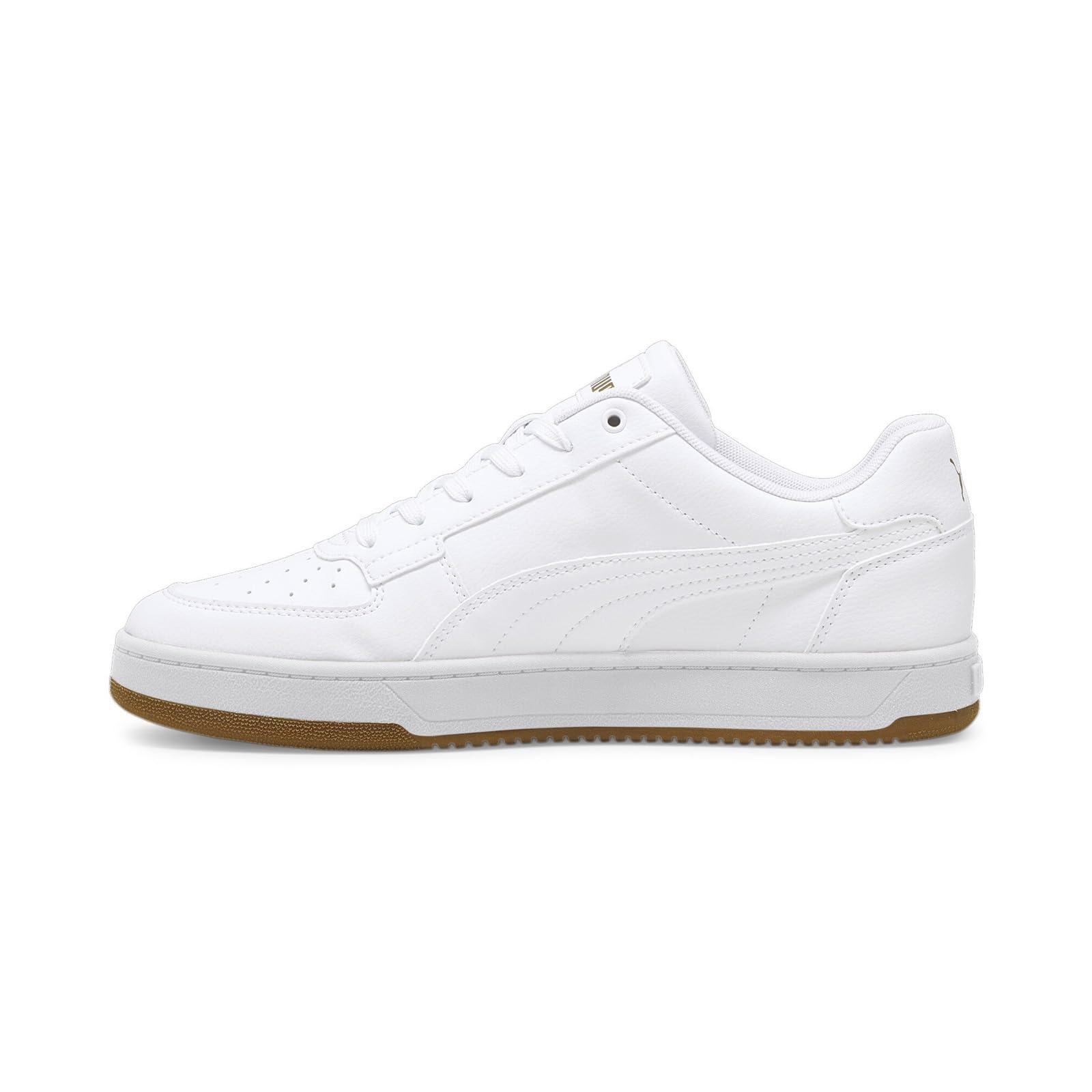 PUMA, Men's, CAVEN 2.0, White-Gold-Gum, 7.5 Image