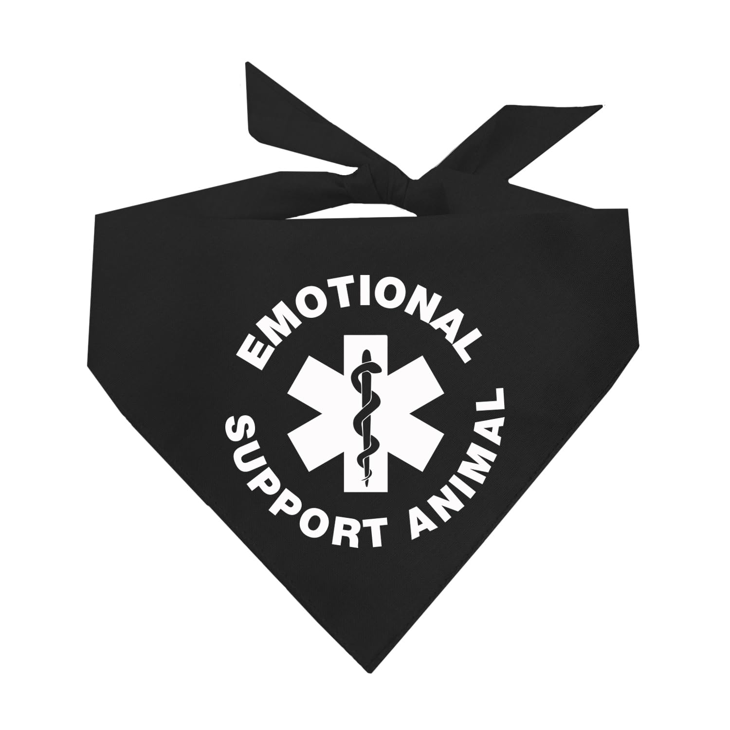 Emotional Support Animal Printed Dog Bandana (Assorted Colors)