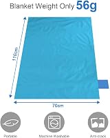 Ainiv Picnic Blanket Mini Pocket Beach Mat 70x110cm Foldable Waterproof view 2