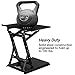 TriGear Premier 81 Adjustable Height & Angle Options Laptop Desk Stand w/ Over 100LBS Capacity - Silver