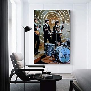 Beatles Top of The Pops Poster décoratif sur toile pour salon, chambre à coucher 30 x 45 cm - Les Beatles, Paul McCartney, John Lennon, RIngo Starr, George Harrison Beatles Top of The Pops Poster décoratif sur toile pour salon, chambre à coucher 30 x 45 cm – Image 3