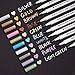Bianyo Metallic Brush Marker Pens, 10 Colors Calligraphy Pens for Coloring Drawing Lettering