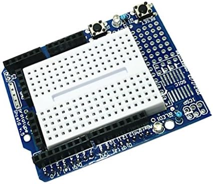 YUN Deals Prototyping Shield PCB Board with Mini Breadboard For Arduino DIY Parts
