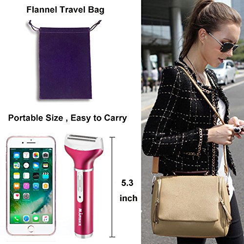 Hair Removal for Women 4 in 1 Rechargeable Hair Epilator Painless Electric Cordless Body Hair Shaver,Hair Trimmer Waterproof Razor for Bikini Area /Nose/ Armpit / Arm / Leg （2018 Upgraded） - Thumbnail 7