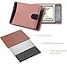 MINICAT Leather Oxford Series Front Pocket Slim Wallets For Men With FRID Blocking(Black-Tan)