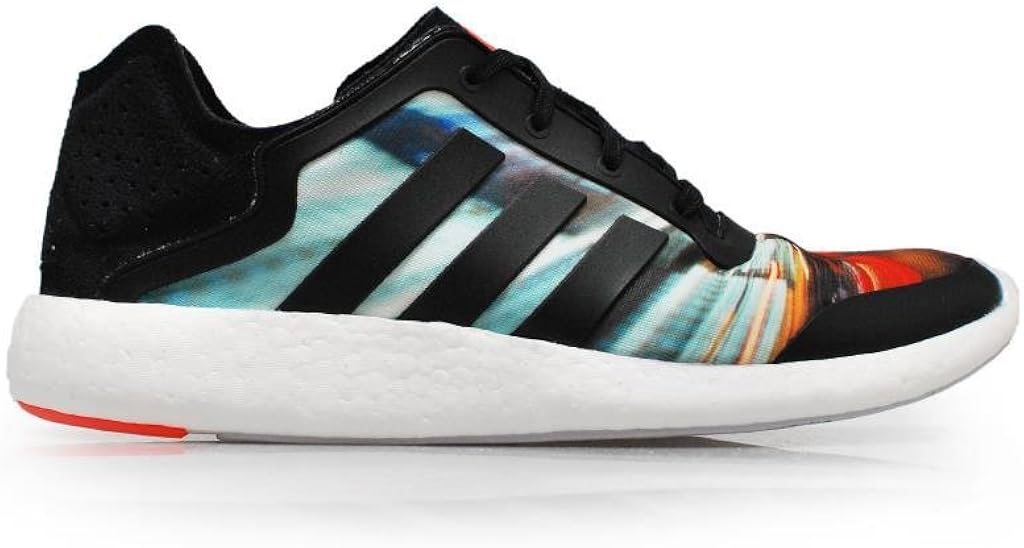 white adidas running trainers