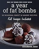 A Year of Fat Bombs: 52 Seasonal Sweet & Savory Recipes (Ketogenic Diet) by Elizabeth Jane