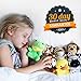 Small Stuffed Animals Set of 10 Soft Cute Plush Toys | Assortment of Jungle Farm Zoo Safari Animals: Stuffed Lion, Giraffe, Rhino, Zebra |Plush Keychains ● Fun Gift for Kids Party Favors Carnivals