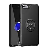 iPhone 7 Plus Case with Ring Holder Kickstand Function, 360 Degree Rotating Ring Holder Grip Case Ultra Slim Thin Hard Cover for iPhone 7/8Plus