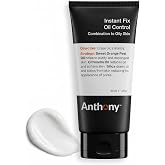 Anthony Instant Fix Oil Control for Men &ndash; Mattifying Lotion for Oily Skin &ndash; Moisturizer and Pore Minimizer Instantly Eliminates Shine &ndash; 3 Fl Oz