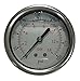 PneumaticPlus LFSB25-200 Liquid Filled Pressure Gauge WOG- 1/4