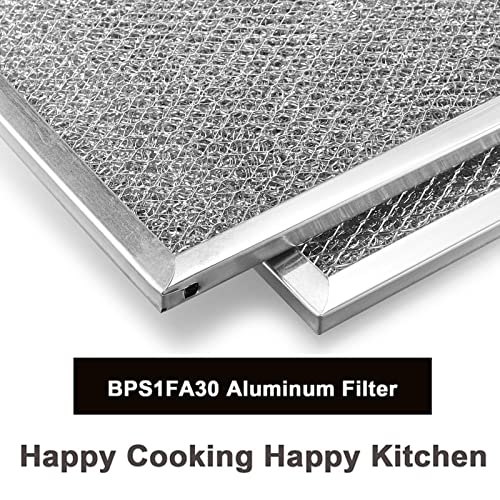 Fetechmate Range Hood Filter BPS1FA30 Aluminum Grease Filter for QS1 and WS1 Range Hoods,113/4