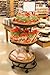 3-Tier 3 Oval Willow Basket Display with Sign Frame and Sign Clips