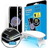 DOME GLASS] Galaxy S9 Screen Protector, Full Coverage 3D Curved Tempered Glass Shield [Liquid Dispersion Tech] Easy Install b