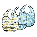 JJ Cole Bib Set Blue Prints 3 Pack