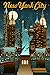 New York, Retro Skyline (12x18 Art Print, Travel Poster Wall Decor)