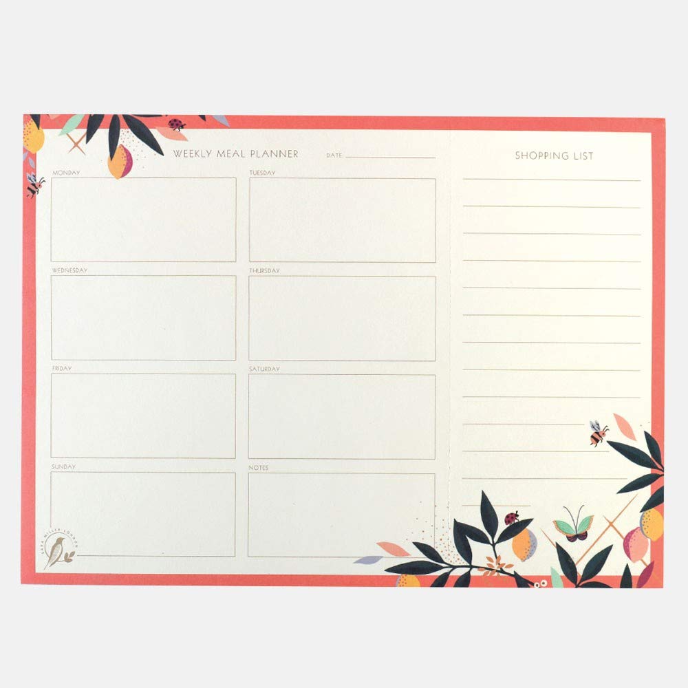 Portico Designs Sara Miller Orchard Magnetic Meal Planner