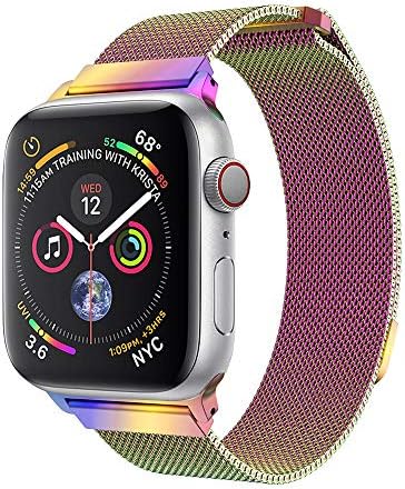 for Apple Watch Series 4 Milanese Smart Watch Strap Band,Outsta Stainless Steel Magnetic Watch Band 40/44MM