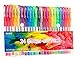 Glitter Gel Pens, 24 Color Gel Pen Glitter Markers for Bullet Journal, Medium Point Drawing Pen for Adult Coloring Books Doodling, 40% More Ink & Great Gift Idea for Kids