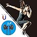 Bluetooth Headphones,V4.1 Magnetic Wireless Earbuds Stereo Noise Canceling Sport Earphones Sweatproof Headset w/Mic Compatible iPhone X/8/8 plus/7/6, Samsung S9/S8/S6 Note 8/7 and Android Smartphones