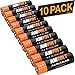 10 Pack AA Batteries [9 Years] Premium LR6 Alkaline Battery 1.5 Volt Non Rechargeable Batteries for Watches Clocks Remotes Games Controllers Toys & Electronic Devices - 2020 Expiry Date