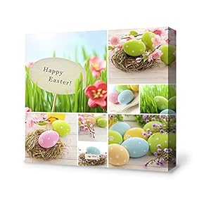 Canvas Wall Art for Living Room,Bedroom Home Artwork Paintings Egg Ready to Hang - 12x12 inches