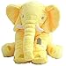 LOVOUS Super Soft Cute Big Stuffed Elephant Plush Doll, Baby Elephants Toys (Yellow)