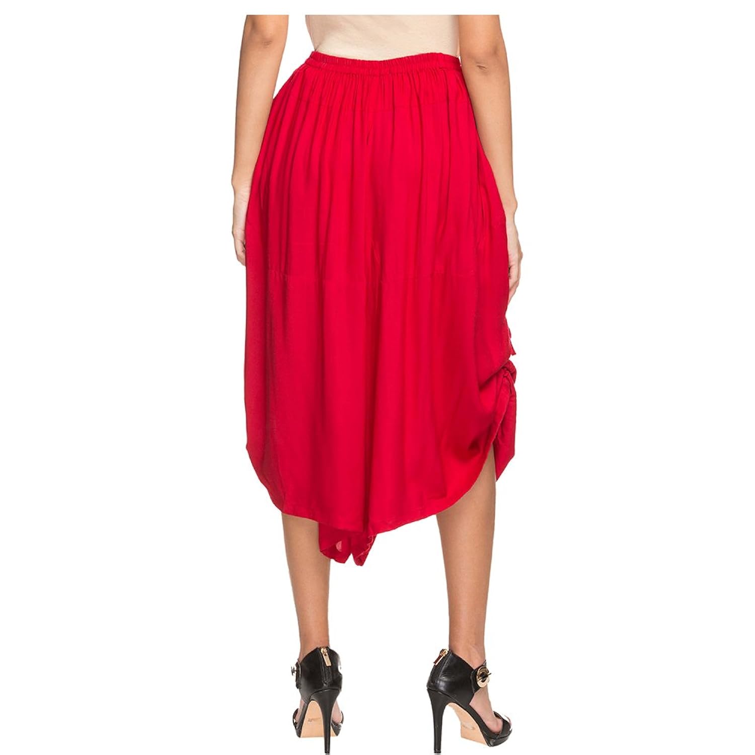 haute curry by shoppers stop womens solid culottes