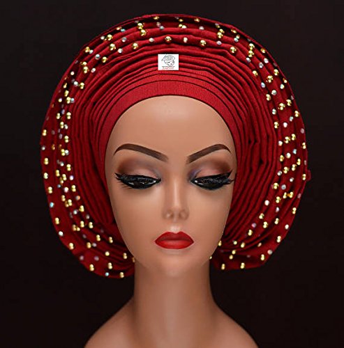 African Hair Tie Also Known As Gele Multipleated Autogele