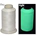 Bettli 3300Yards Glow in The Dark Embroidery Thread (White)